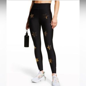 Black ultracor lux star print leggings